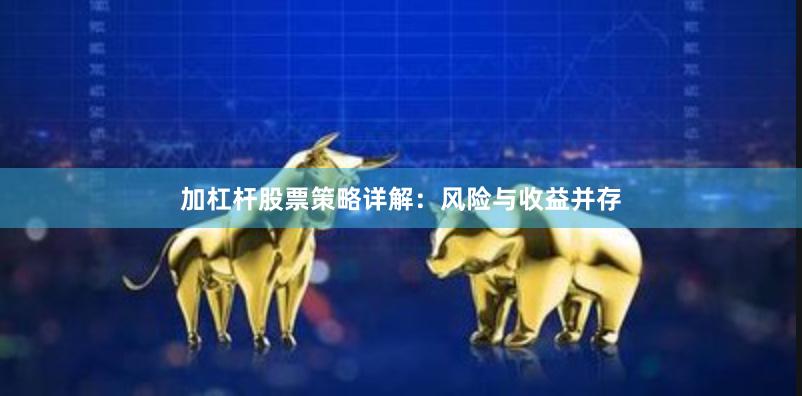 加杠杆股票策略详解：风险与收益并存