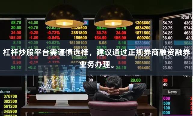 杠杆炒股平台需谨慎选择,建议通过正规券商融资融券业务办理。